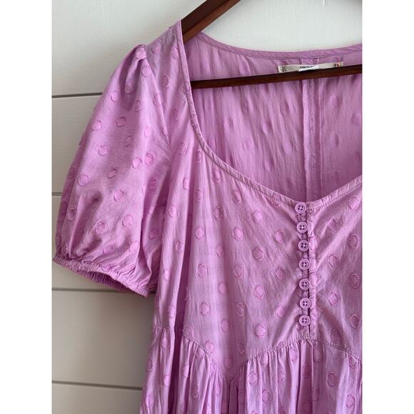 Urban Outfitters Polka Dot Mini Dress | Lilac | Small - Picture 12 of 13
